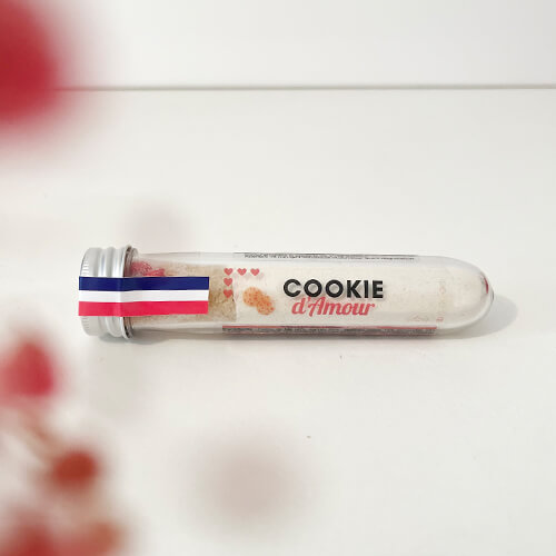 Fiole Cookie praline rose- Cookie d'amour