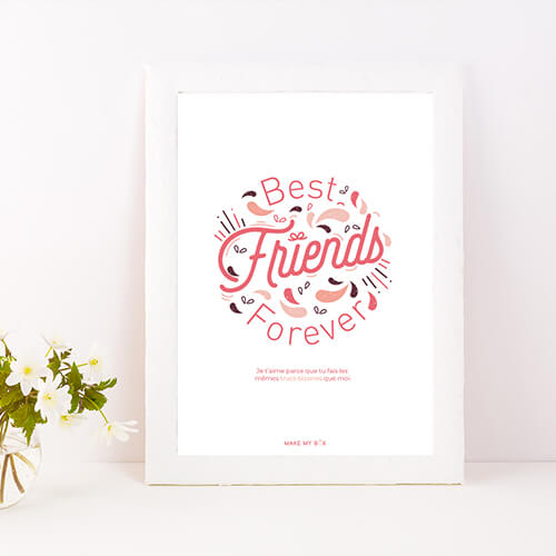 Affichette A5 - Best Friends forever