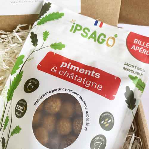 Biscuit apéro bio au piment et à la chataigne