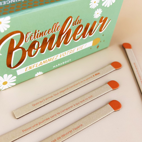 L'étincelle du bonheur : 40 allumettes pour se réchauffer à la chaleur du bonheur !