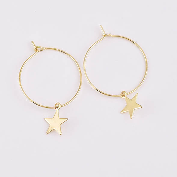 Dormeuses étoile En Acier Inoxydable – Bijou Tendance Et Discret Pour Femme