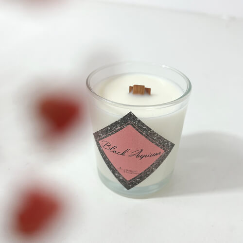 Bougie Crépitante Mini Feu De Camp - 200g, 40h De Combustion | Cire Bio Colza/Soja, Fabriquée En Allemagne