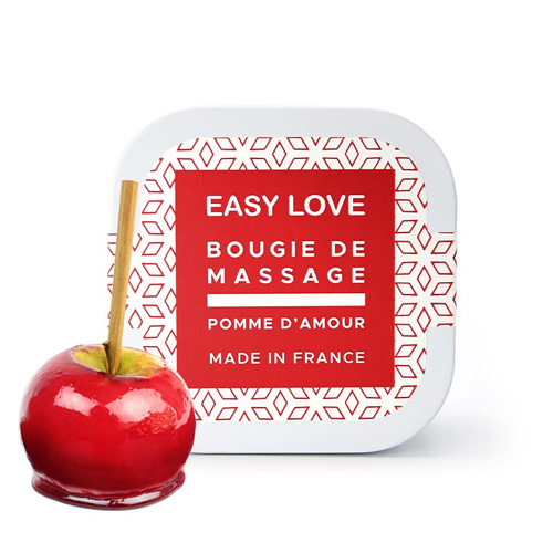 Bougie de massage - Pomme d'amour