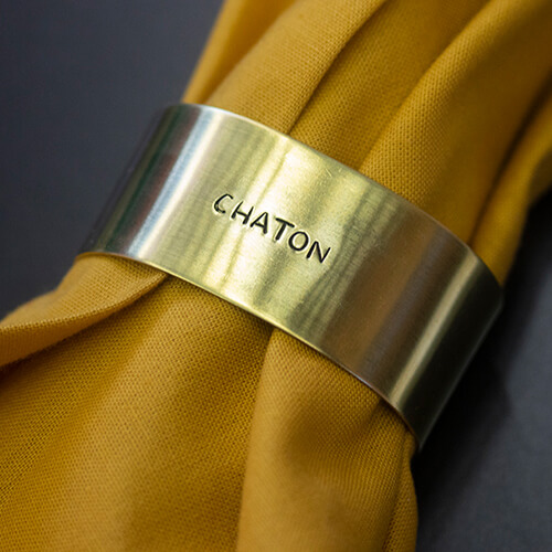 Rond de serviette - Chaton