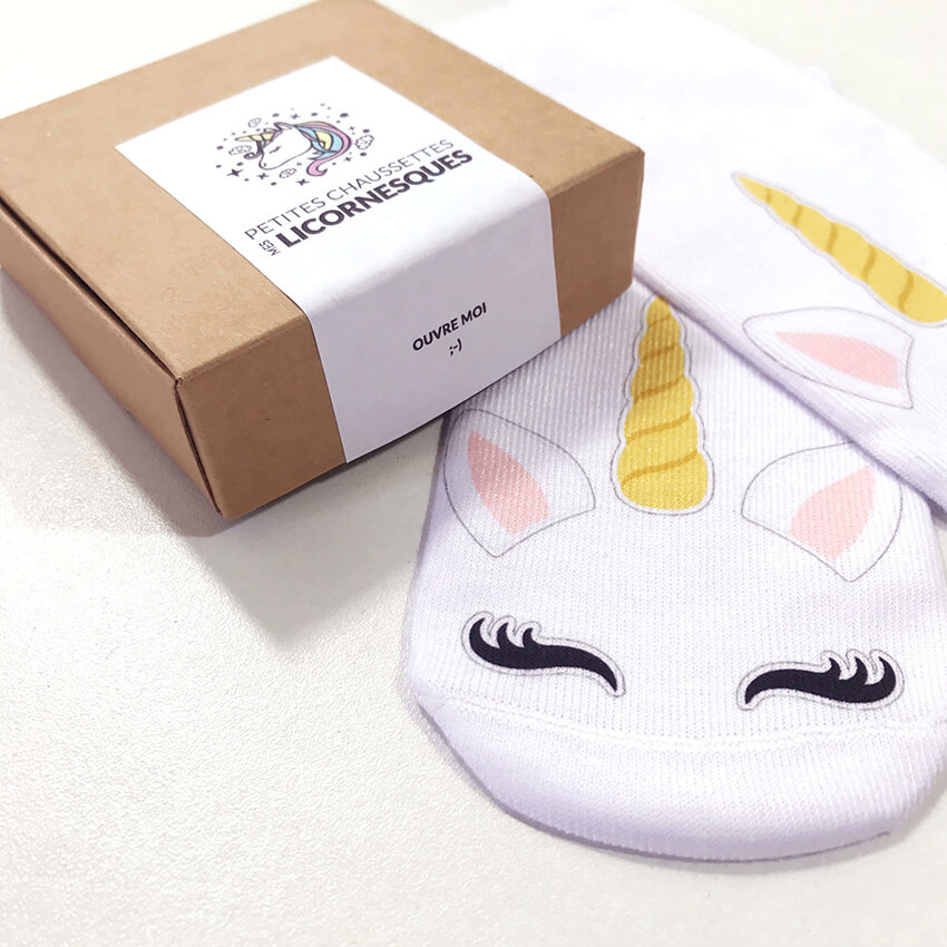 Lot de 5 paires de chaussettes licornes et coeurs rose Vertbaudet | La Redoute