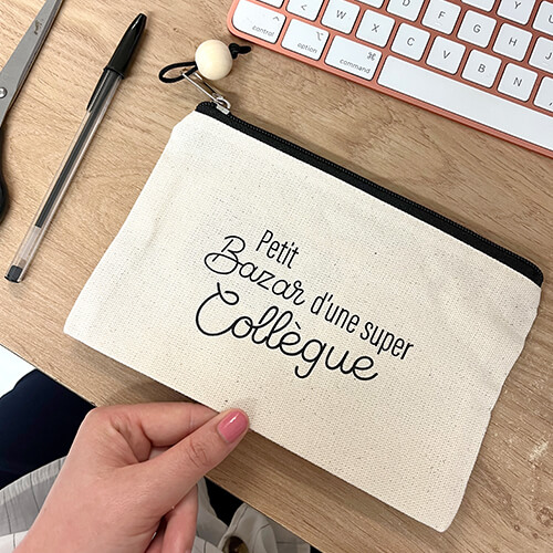 Pochette - Petit Bazar d'une super Collègue - Idée box cadeau