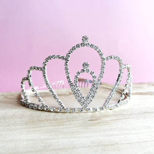 Diadème strass argenté “Future Mariée / Queen du jour