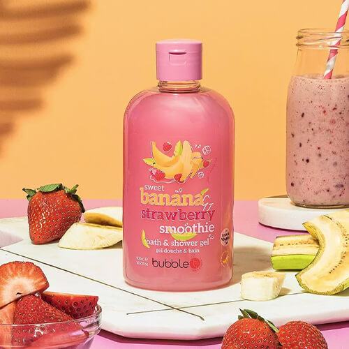 Gel douche Smoothie banane et fraise