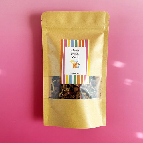 Infusion fruitée - Pêche, canneberge, hibiscus - sachet de 50 grammes