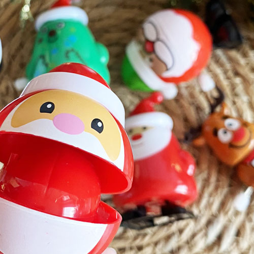 Mxzzand Jouets Mécaniques Bonhomme De Neige élan Jouets à Remonter De