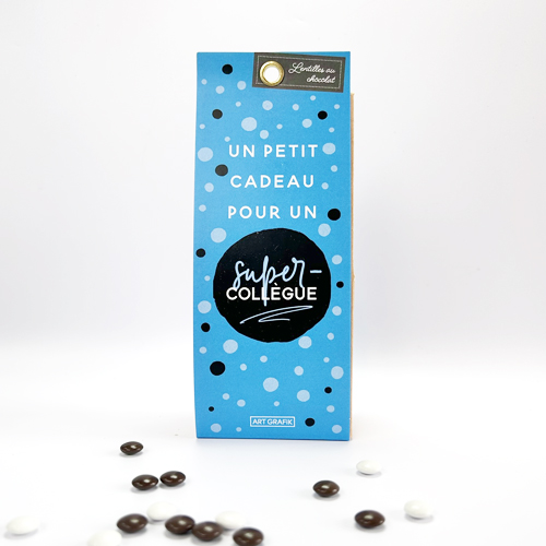 Lentilles au chocolat - Un petit cadeau pour un super collègue