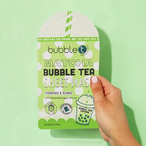 Masque tissu hydratant au Matcha