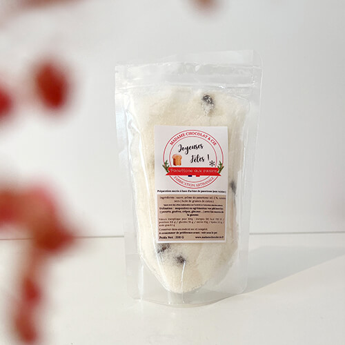 Sucre aromatisé - Panettone avec raisin secs