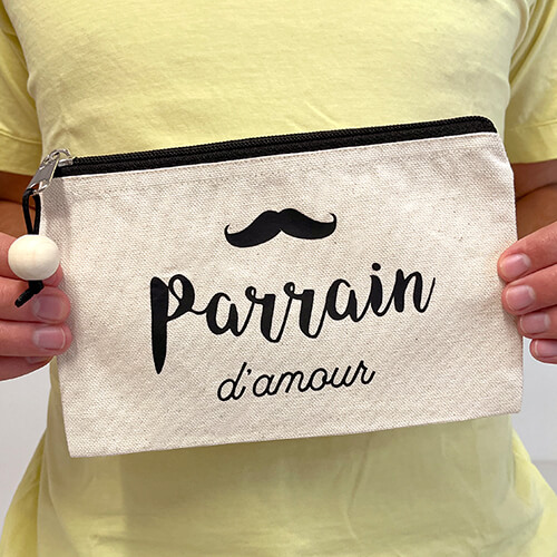 Pochette - Parrain d'amour - Idée box cadeau