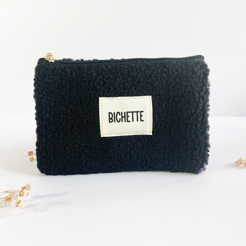 pochette Bichette - Bouclette noire