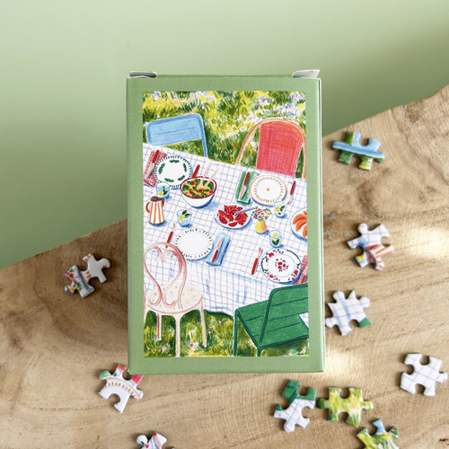 Mini puzzle "Déjeuner au soleil"