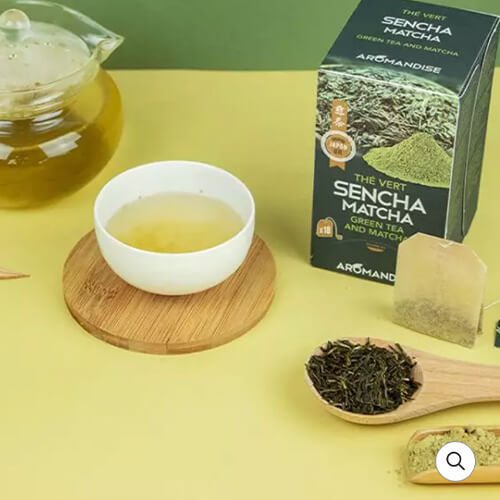 Thé vert Sencha et Matcha en infusettes