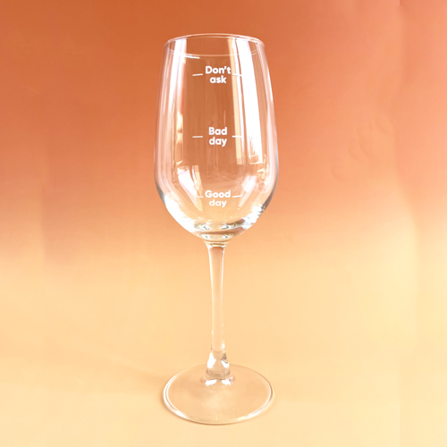 Verre à vin “Humeur du jour”