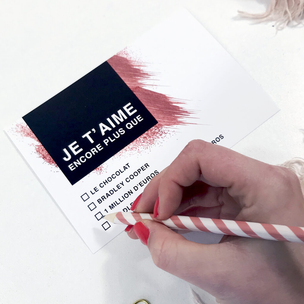 Je t’aime plus que…