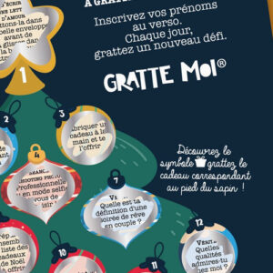 Calendrier de l'Avent à gratter spécial Couple