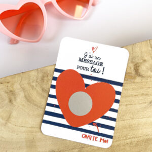Carte à gratter - Je t'aime