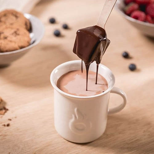 Sucette à faire fondre au chocolat