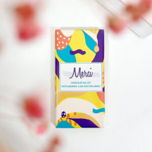 Mini tablette chocolat - Merci