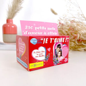 Distributeur de 250 Petits mots d'amour à offrir