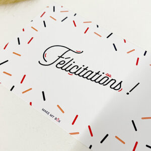 Carte Félicitations
