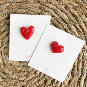 Pins Coeur rouge
