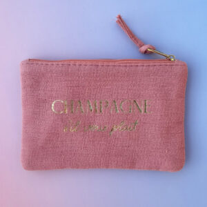 Champagne s'il vous plait - Pochette rose