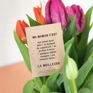 Sachet de graines Maman c'est la meilleure - Coquelicot