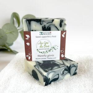 Savon Menthe Givrée et Charbon actif