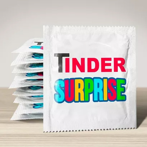 Préservatif Tinder surprise