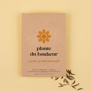 Sachet de graines « Plante du bonheur » – Calendula